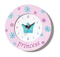 Pink Princess Wall Clock From The Pink Superstore