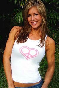 Binka Girl Peace & Love Tank Top From The Pink Superstore