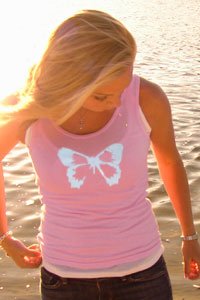 Binka Girl Fitted Heart Flawless Tank Top From The Pink Superstore